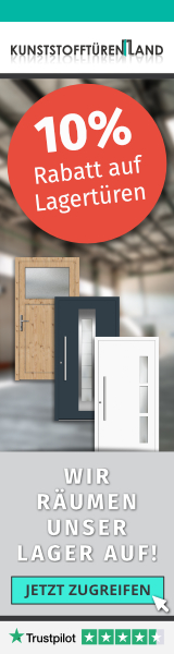 Bild von Kunststofftürenland Rabatt: 10 % auf Lagertüren – Jetzt hochwertige Kunststofftüren mit Top-Service sichern