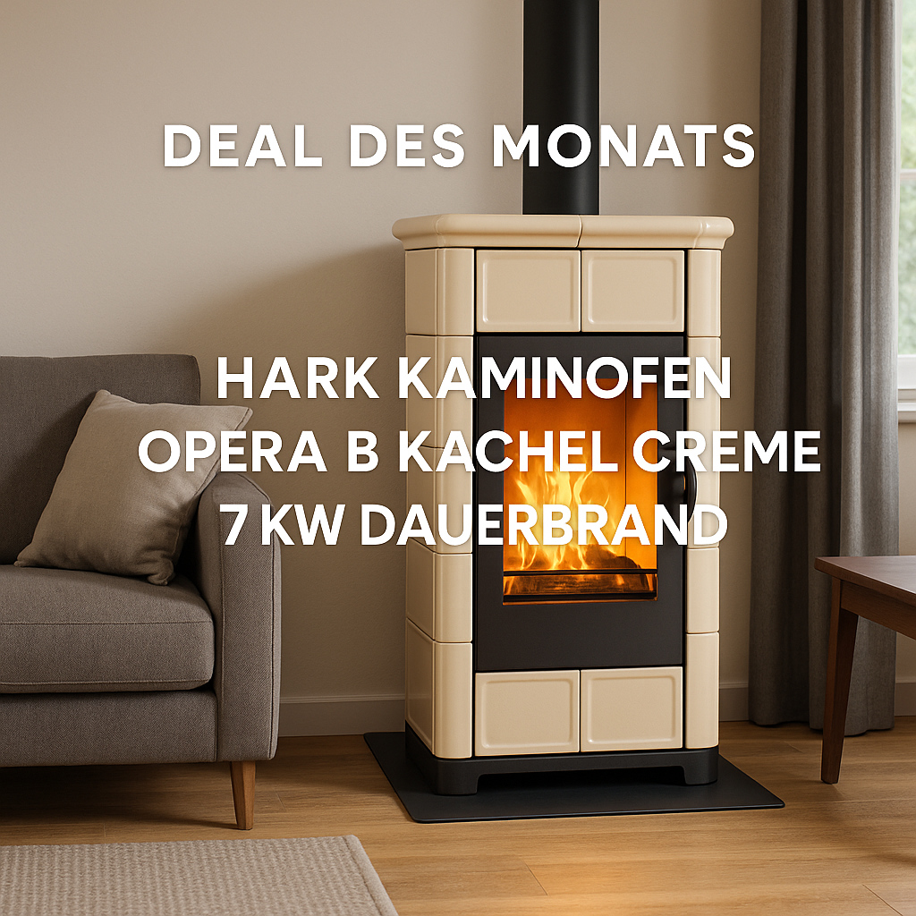 Bild von Hark Kaminofen Opera B Kachel creme