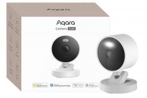 Bild von Aqara G100, 2K Sicherheitskamera für Innen & Außenbereich, HomeKit Secure Video, 2-Wege-Audio, Scheinwerfer Farb/IR Nachtsicht, KI-Erkennung,140°Sichtfeld, HomeKit, Alexa,Google,IFTTT, Weiß