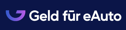 Geld für E-Auto Logo