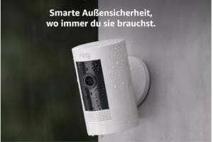Bild von Ring Außenkamera Akku (Stick Up Cam Battery) | Überwachungskamera aussen mit 1080p-HD-Video, WLAN, witterungsbeständig, geeignet für dein Haus & Grundstück | Alexa-kompatible Sicherheitskamera